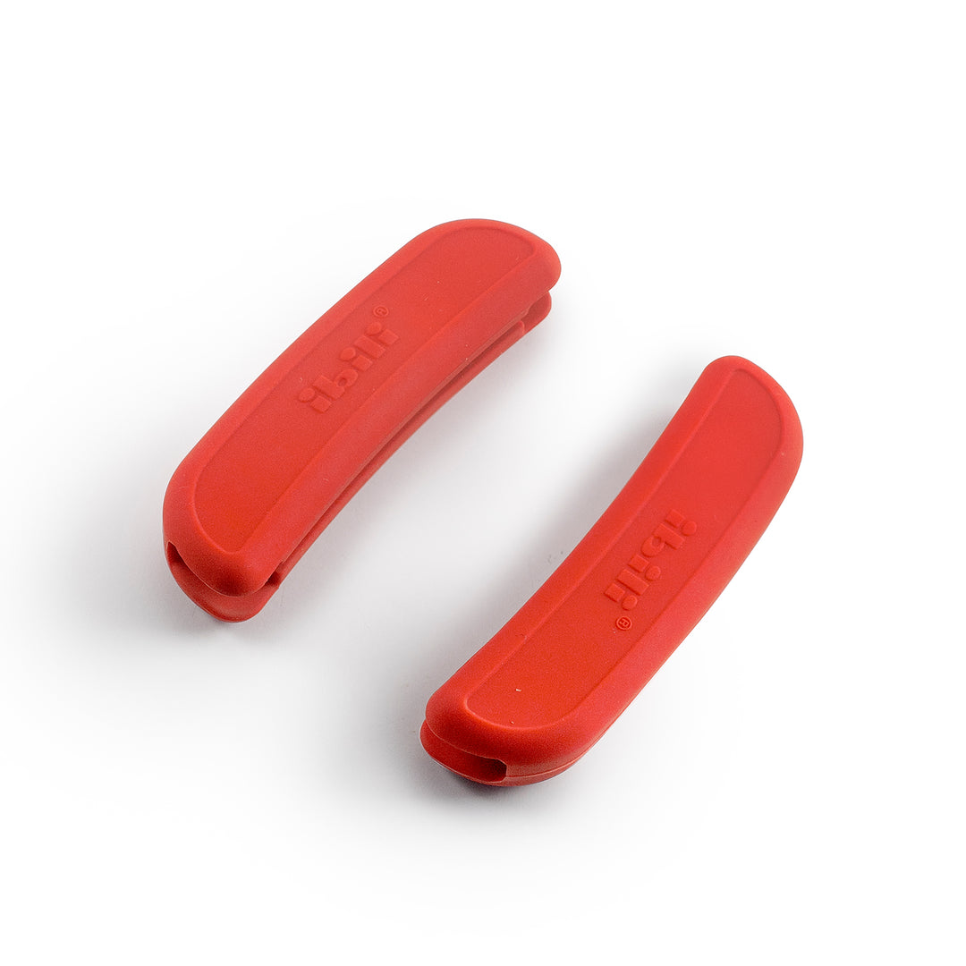 IBILI - Set de 2 Asas Protectoras para Paelleras en Silicona. Rojo