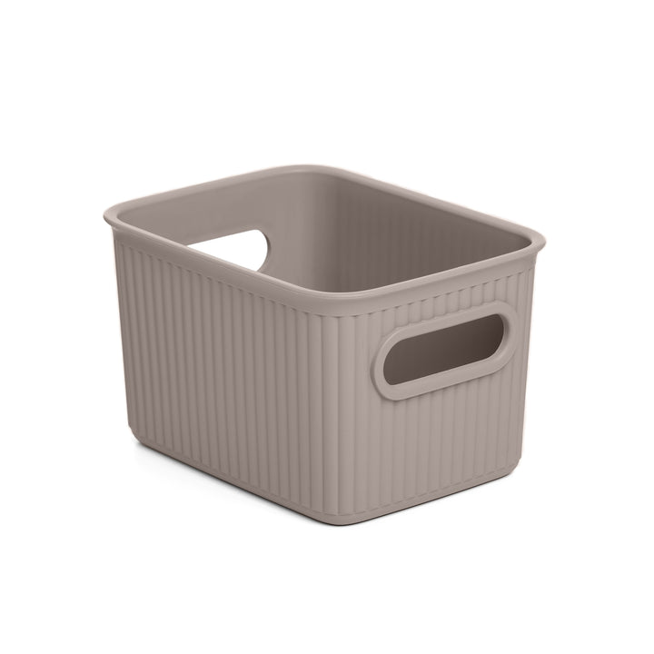 TATAY Baobab - Caja Organizadora Rectangular 1.5L Plástico PP05. Taupe