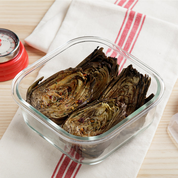 TATAY Cook & Eat - Recipiente Redondo de 0.6L en Vidrio Borosilicato. Apto Horno