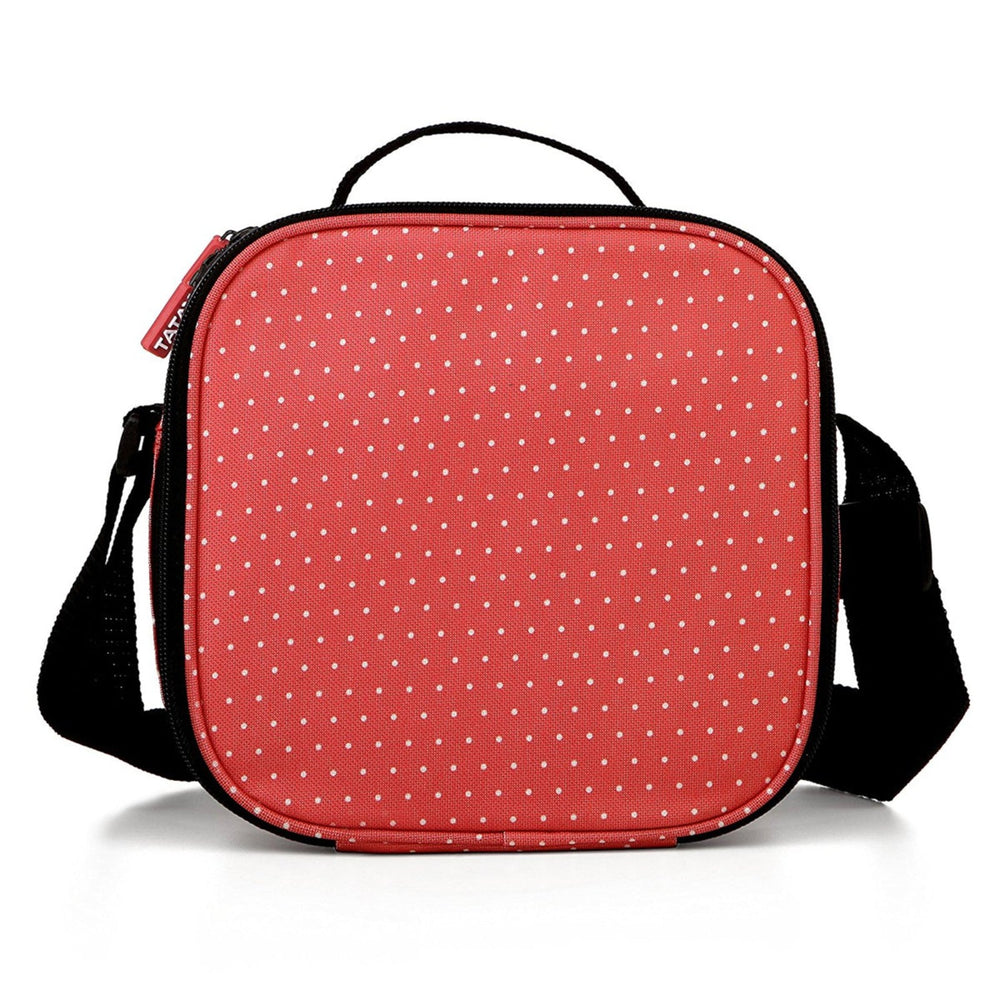 TATAY Urban Food Casual - Bolsa Térmica Porta Alimentos 3L con Recipientes, Dots Rojo