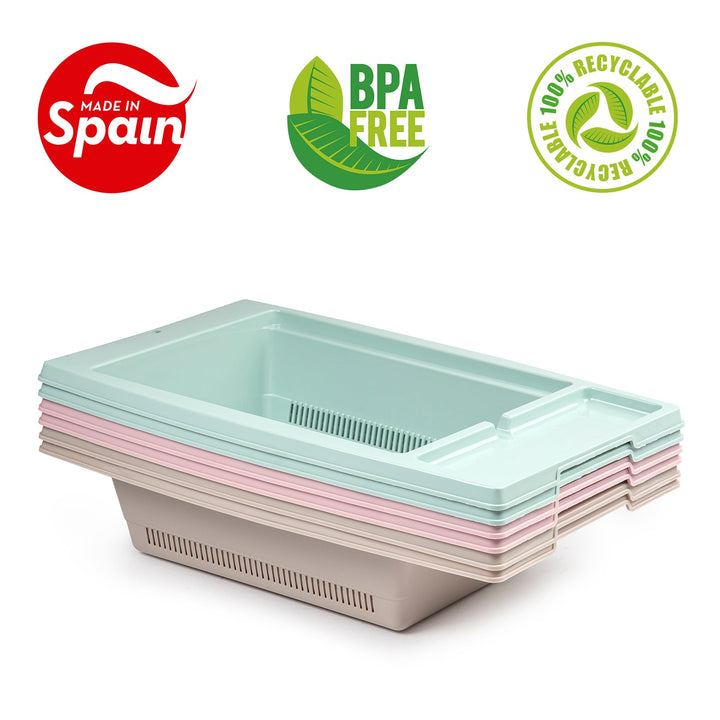 Plastic Forte - Escurridor para Fregadero Multifuncional. Ideal Frutas y Verduras