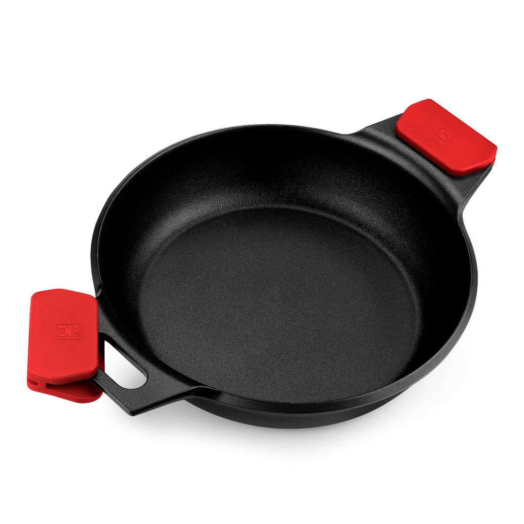 BRA Infinity - Cacerola Baja 40 cm con Tapa y Asas. Apto Inducción y Horno