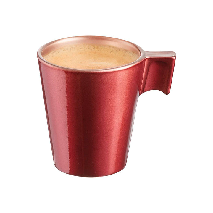 Luminarc Flashy - Taza de Café de 8 cl en Vidrio Templado. Astral Red