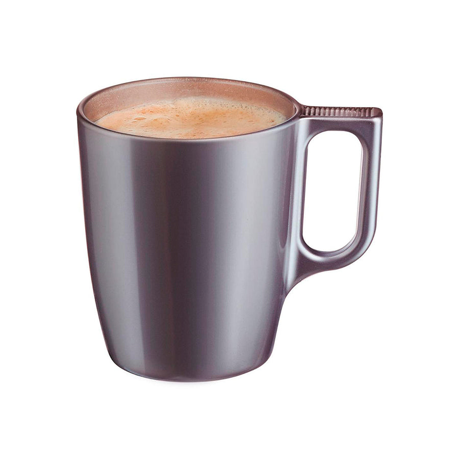 Luminarc Flashy - Taza de Desayuno de 25 cl en Vidrio Templado. Lavender