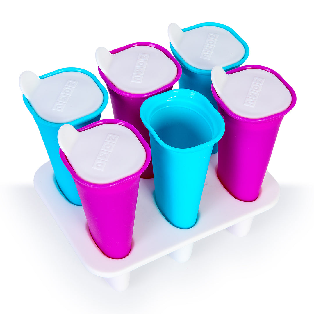 ZOKU Summer Pop - Molde para Helados de Tubo en Silicona. Morado