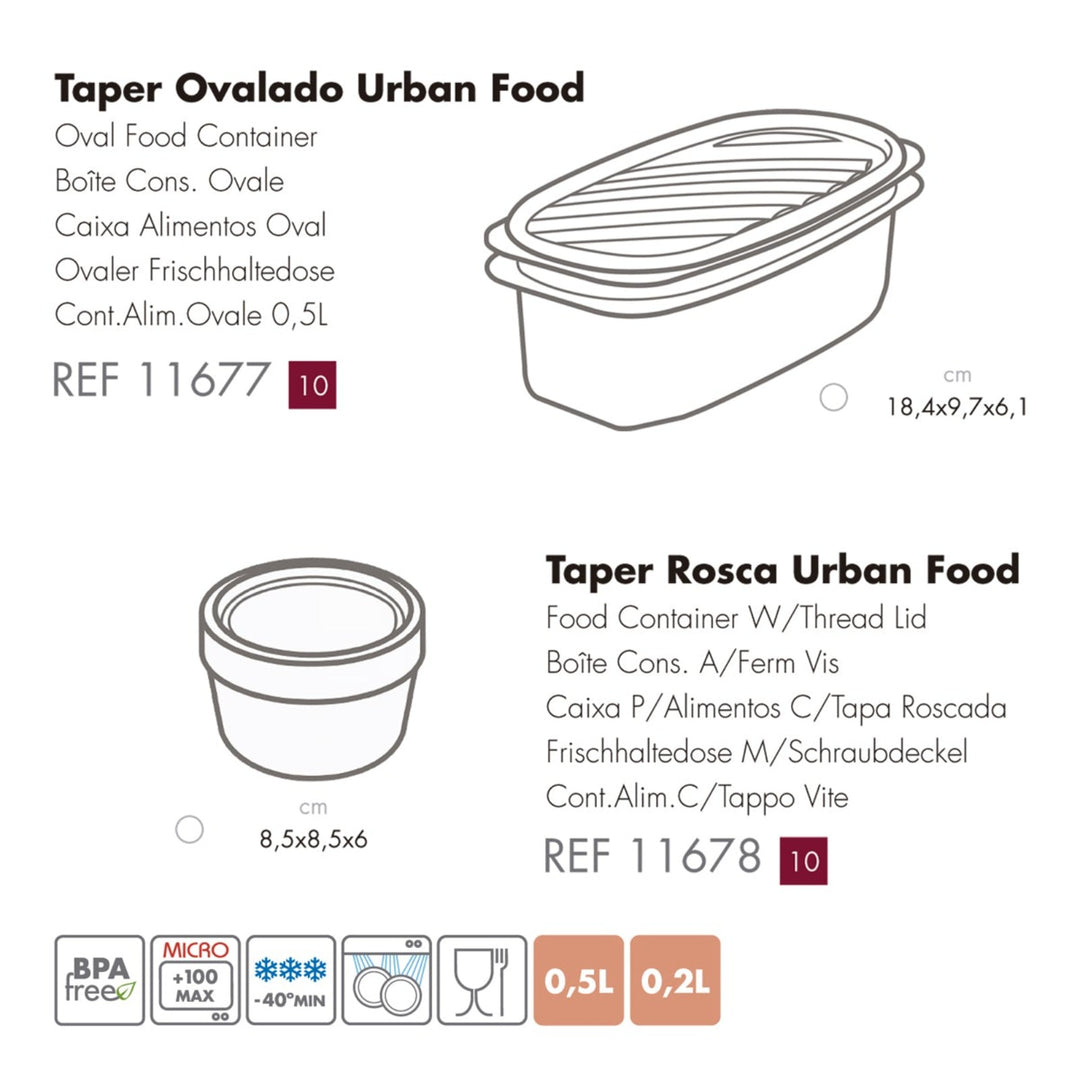 TATAY 1167507 - Kit Bolsa Térmica Porta Alimentos Urban Food Casual y Botella Urban Drink, Dots Rojo