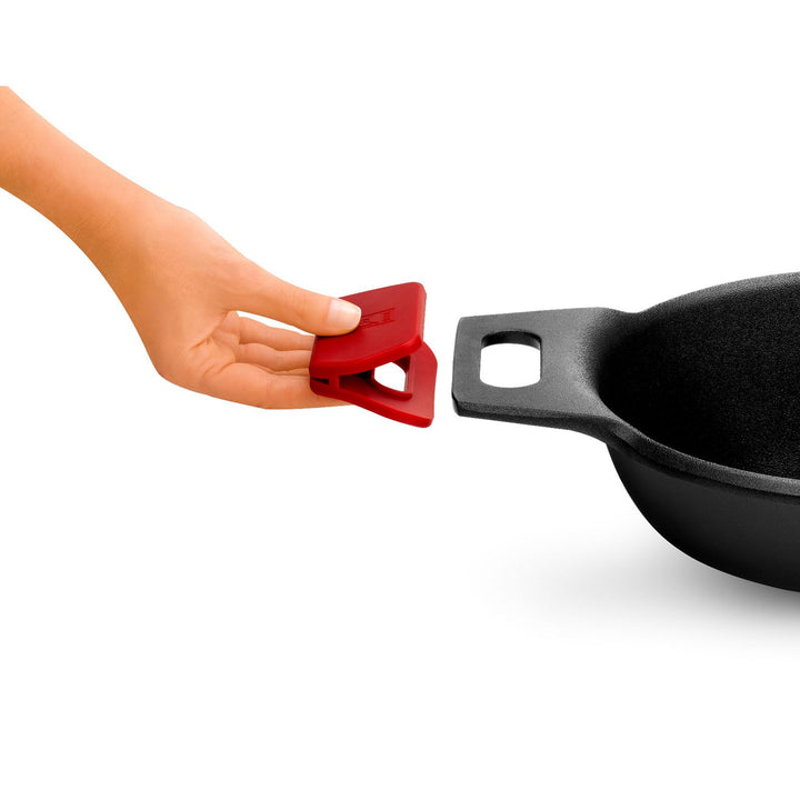 BRA Infinity - Cacerola Baja 40 cm con Tapa y Asas. Apto Inducción y Horno