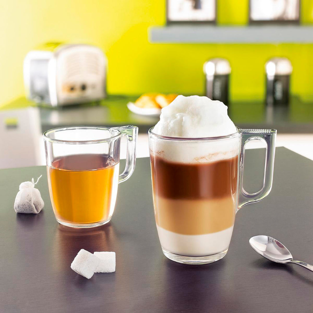 Luminarc Nuevo - Juego de 6 Tazas de Café de 9 cl en Vidrio Templado Extra Resistente