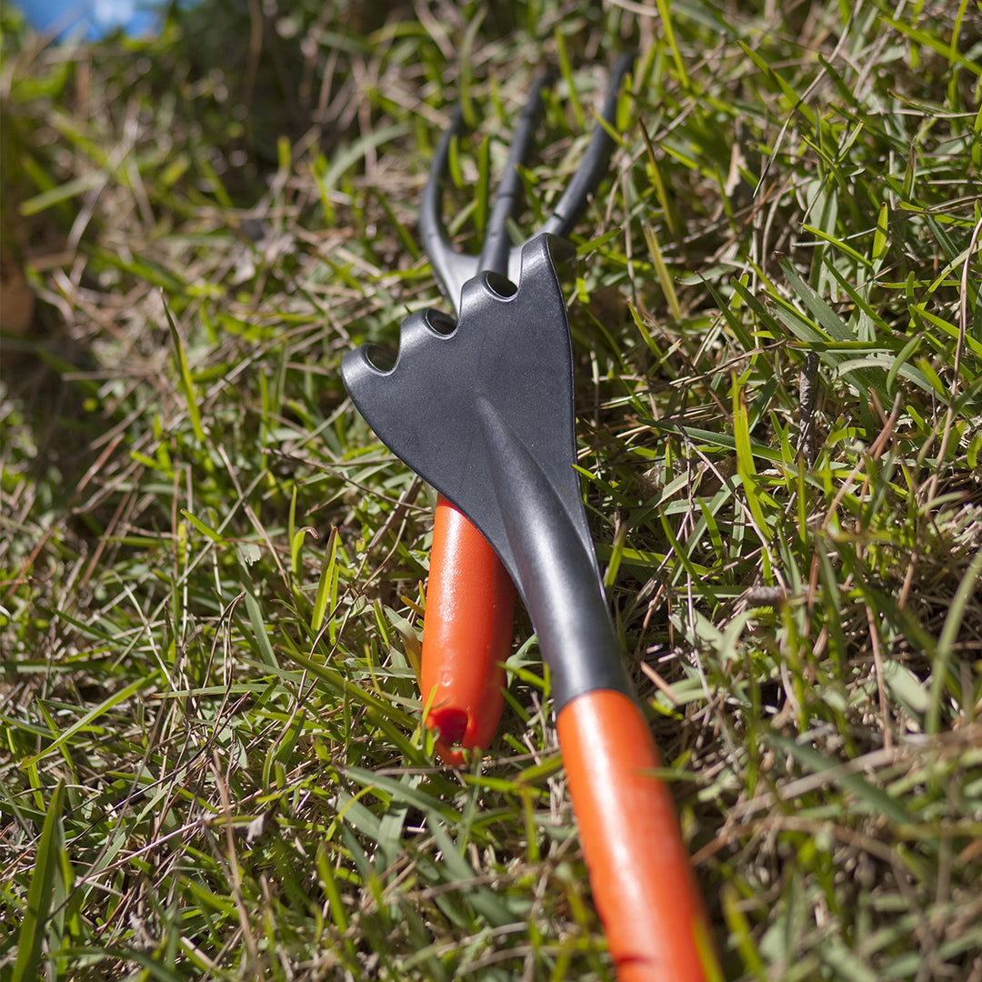 Plastiken 10023 - Horquilla de Jardín de 3 Púas, Resistente y Ergonómica. Colección TERRA