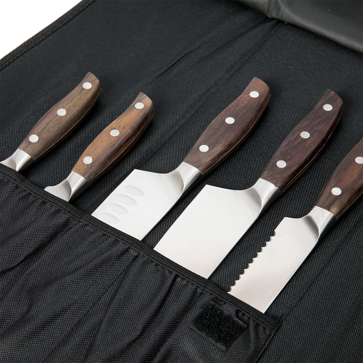 3 Claveles Norden - Cuchillo Cocina Profesional 13 cm Acero Forjado y Mango de Roble