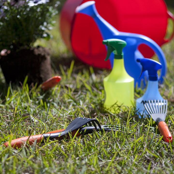 Plastiken 10023 - Horquilla de Jardín de 3 Púas, Resistente y Ergonómica. Colección TERRA