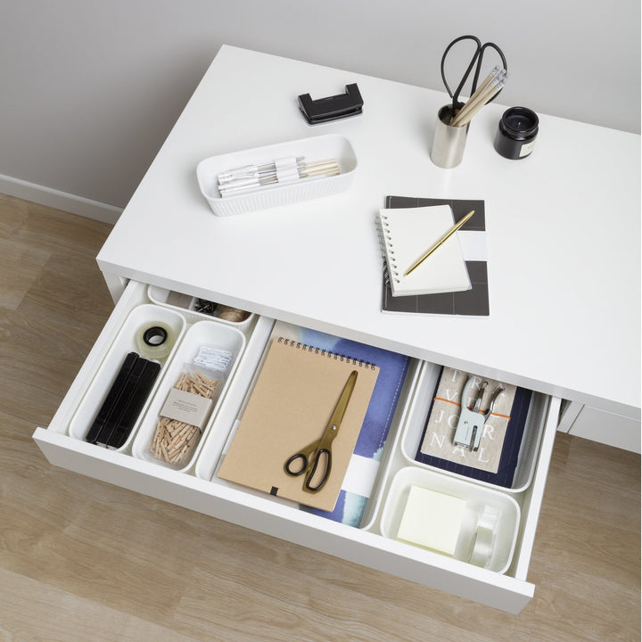 Set de 4 organizadores Cajones y Estanterías Tatay Boabab. Gris Antracita