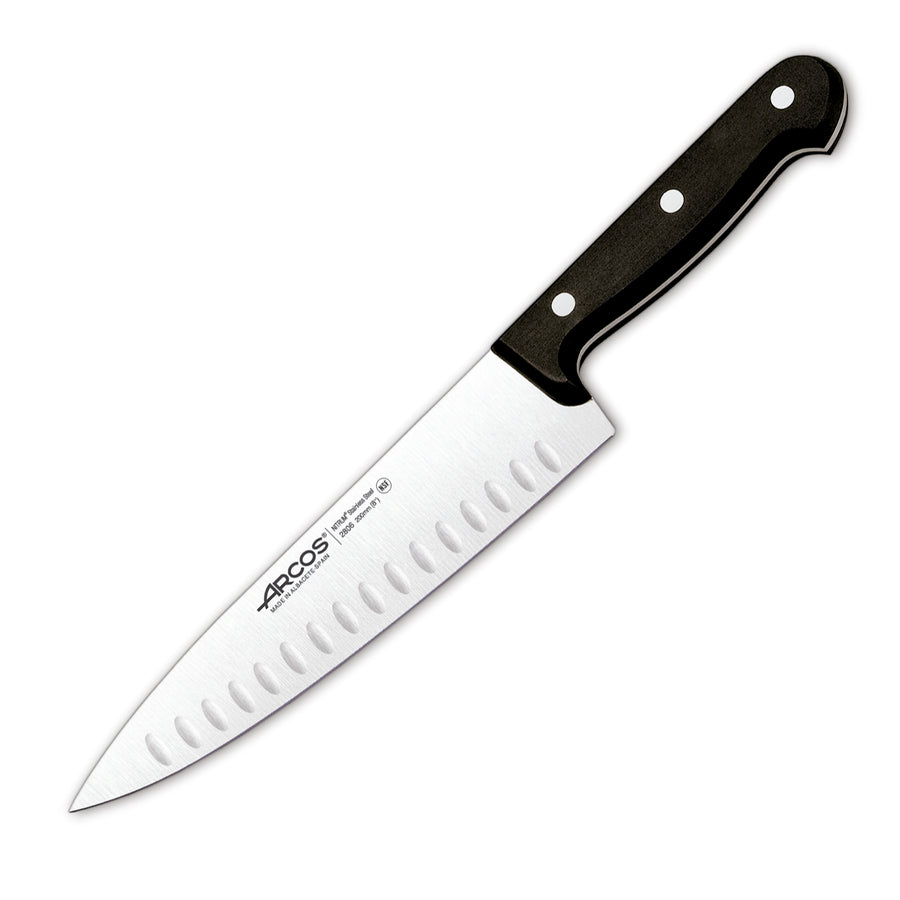 ARCOS 280601 - Cuchillo Cocinero Alveolado Profesional 20 cm, Serie UNIVERSAL