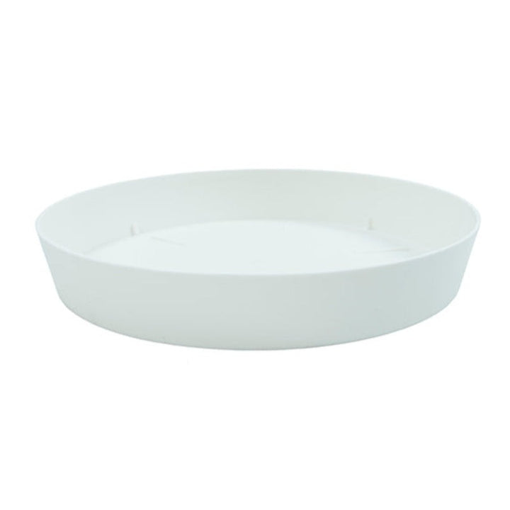 Plastiken TES - Plato Redondo Ø24 cm para Macetas de 32 cm. Blanco