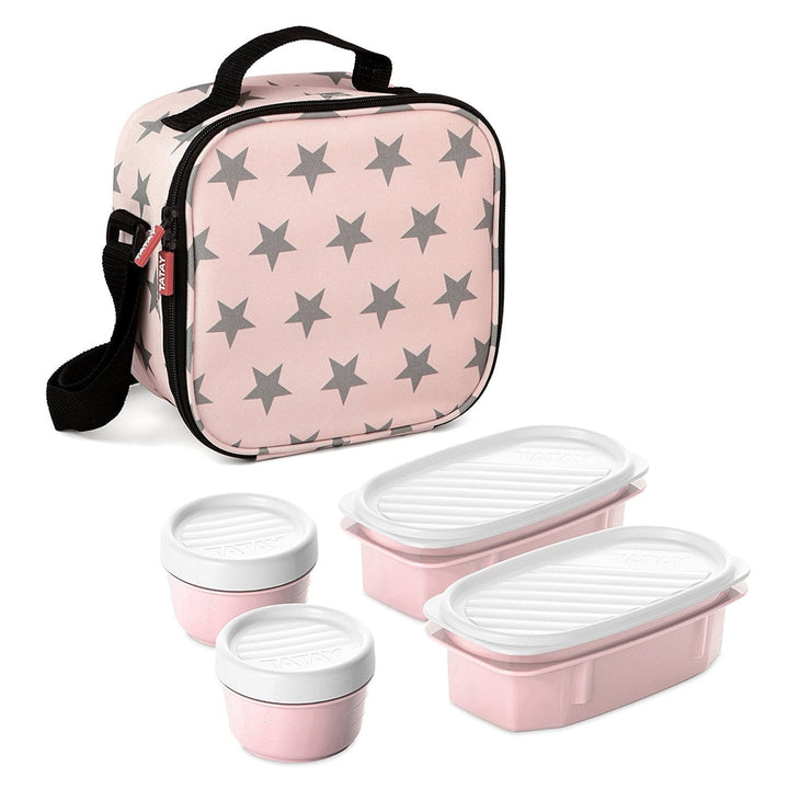 TATAY Urban Food Casual - Bolsa Térmica Porta Alimentos 3L con Recipientes, Stars