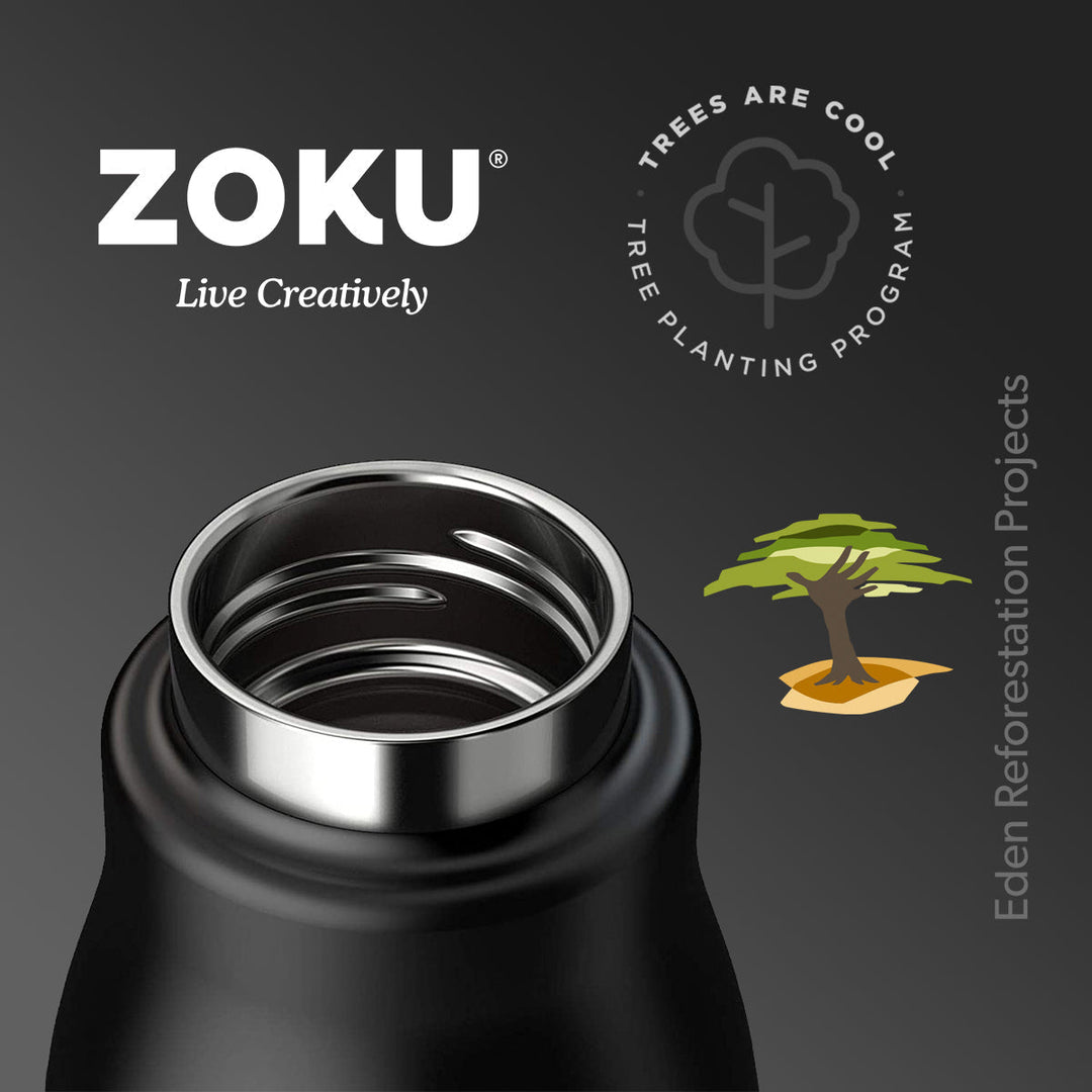 ZOKU PC - Botella Térmica de 0.75L en Acero Inoxidable de Doble Pared