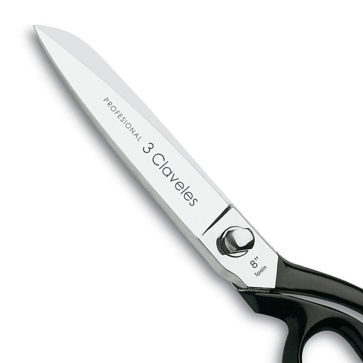 3 Claveles - Tijeras de Sastre Profesionales para Diestros, Varios Usos, 20 cm - 8"