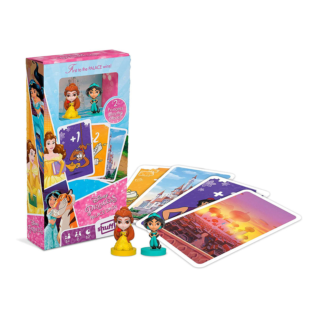 Shuffle Fun Princess - Juego de Cartas Infantil Cuentos de Princesas con Figuras de Ariel y Rapunzel