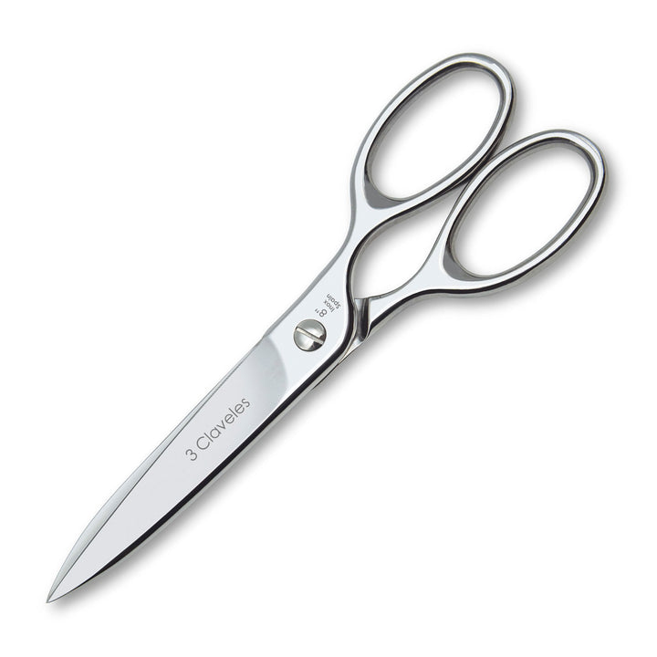 3 Claveles Gastro - Tijeras de Cocina Profesionales 8" 20 cm, Acero Forjado en Caliente